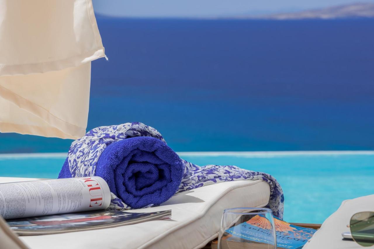 Epic Blue Mykonos Hotell Houlakia  Exteriör bild