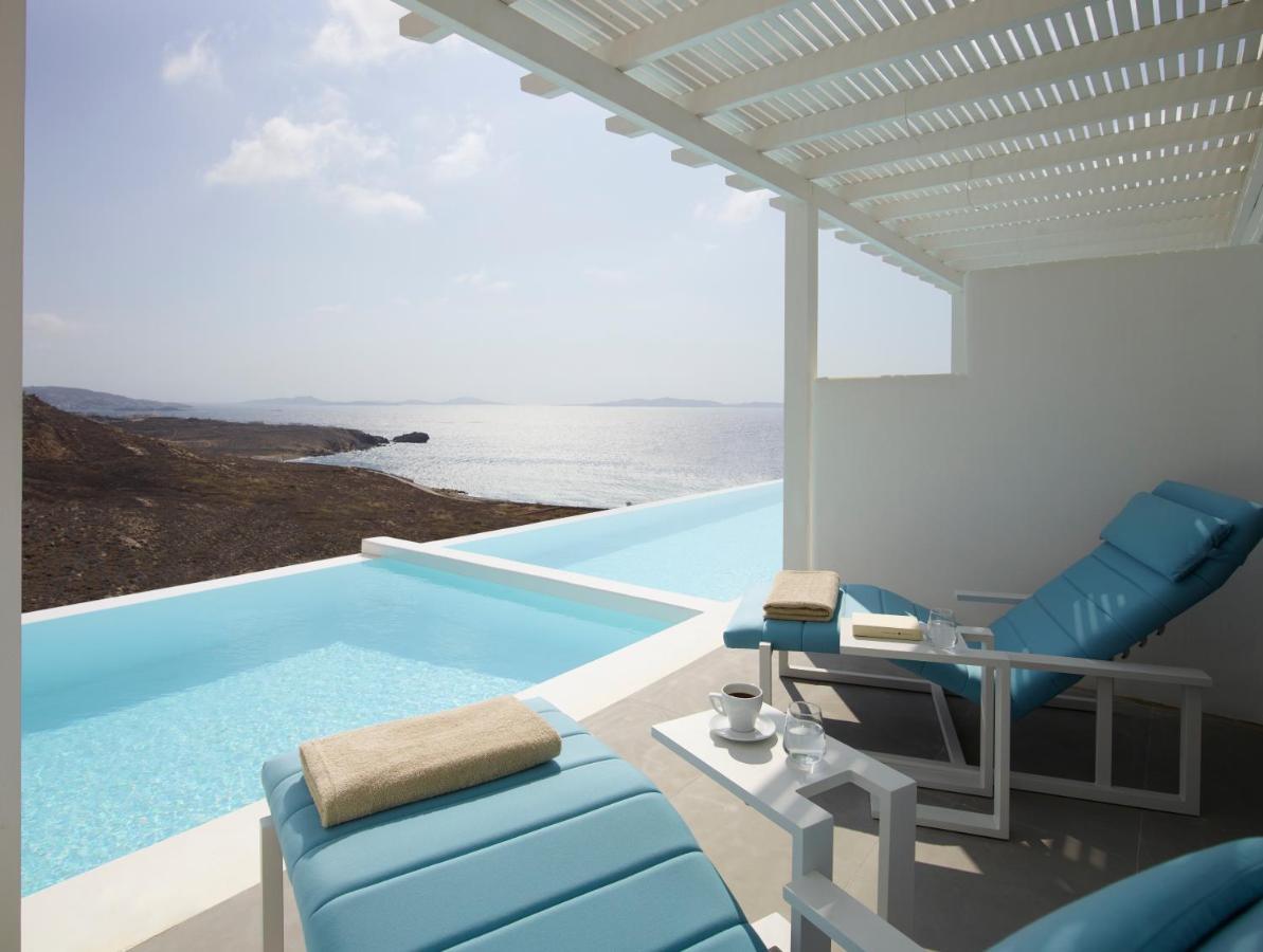 Epic Blue Mykonos Hotell Houlakia  Exteriör bild