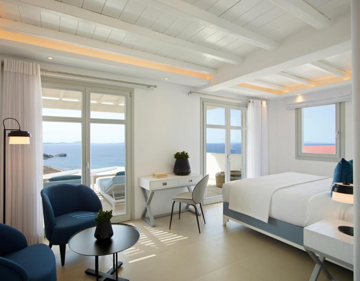 Epic Blue Mykonos Hotell Houlakia  Exteriör bild