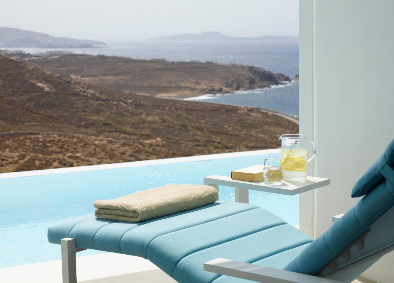 Epic Blue Mykonos Hotell Houlakia  Exteriör bild