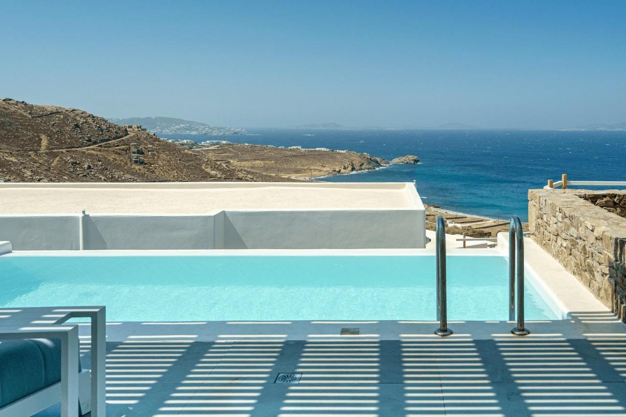 Epic Blue Mykonos Hotell Houlakia  Exteriör bild